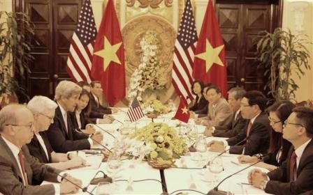 Bộ trưởng Ngoại giao Phạm Bình Minh hội đàm với Ngoại trưởng Mỹ John Kerry - ảnh 1